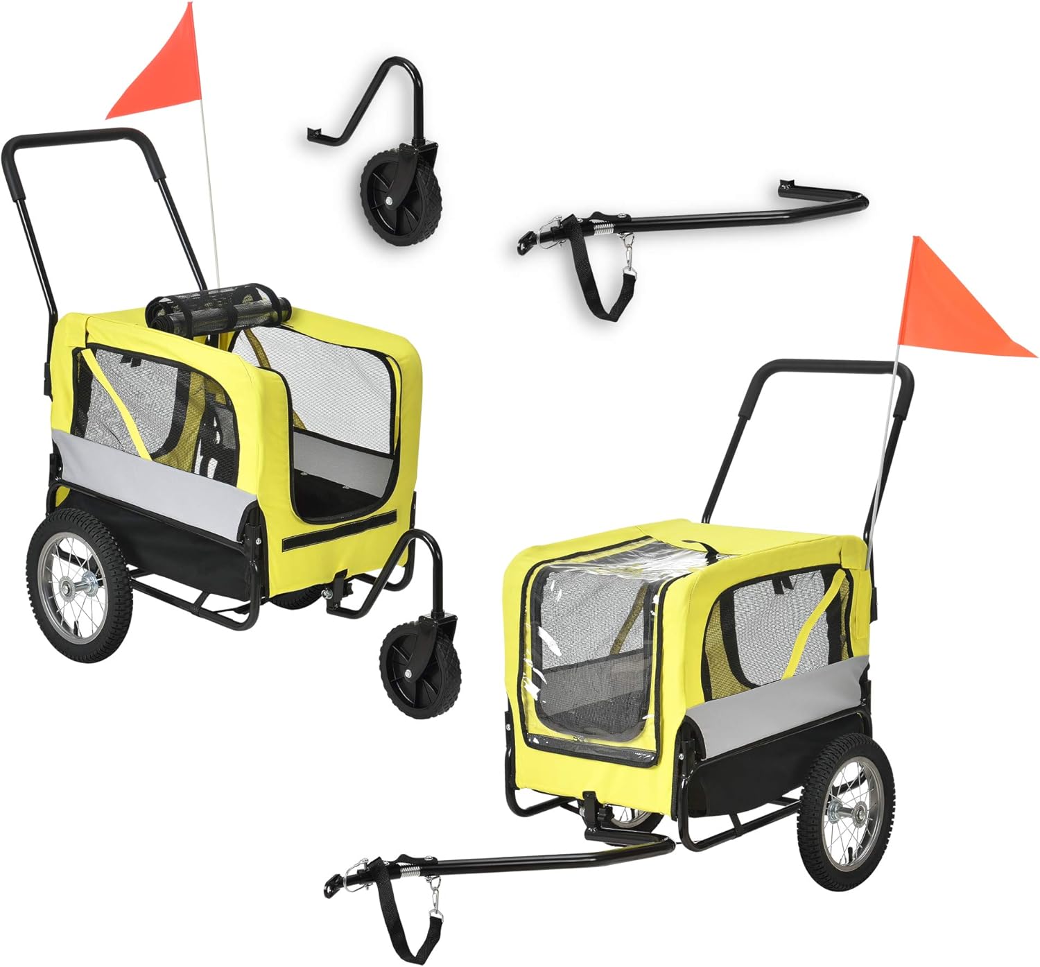 rimorchio per biciclette per passeggeri adulti