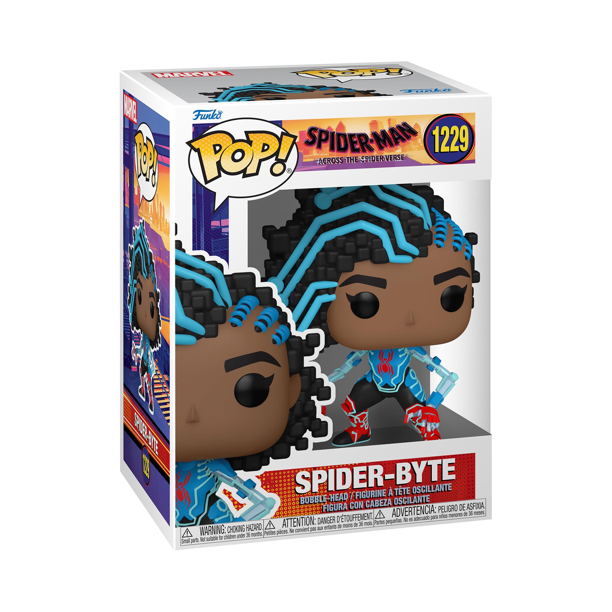 Funko Pop! Vinyl: Spider-Man: Across the Spider-Verse - Spider-Byte - Spider-man - Collectable Vinyl Figure - Gift Idea - Official Merchandise - Toys for Kids & Adults - Movies Fans