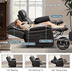 Consofa Zero Gravity Power Reclining Sofa with