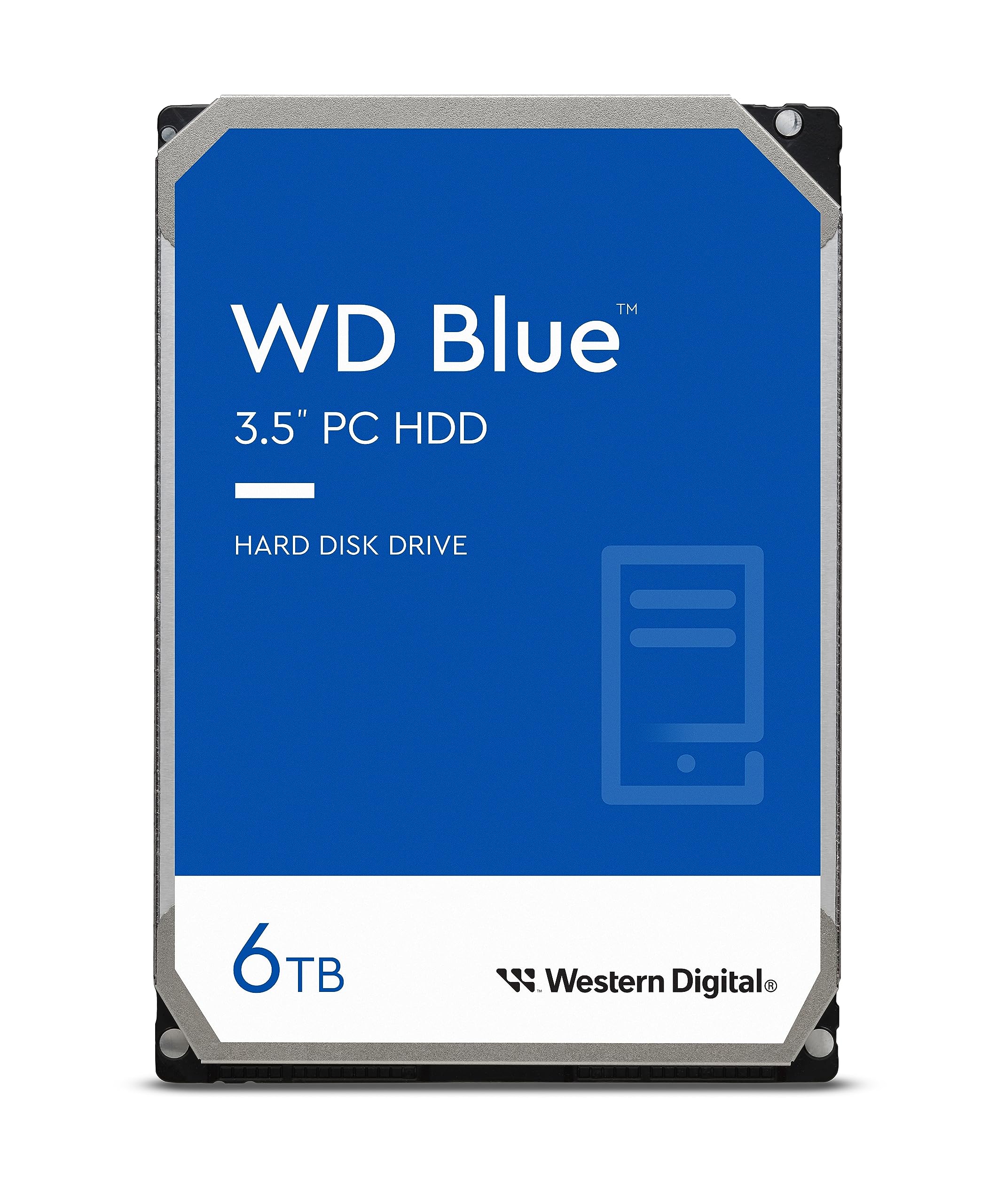 Western Digital WD60EZAZ 6TB BLUE 256MB 3.5IN SATA 6GB/S 5400rpm:: (Components > Internal Hard Drives)