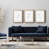 Fabian Clarke London A2 Modern Oak Frame with White A3 Mount Portrait Landscape view 7