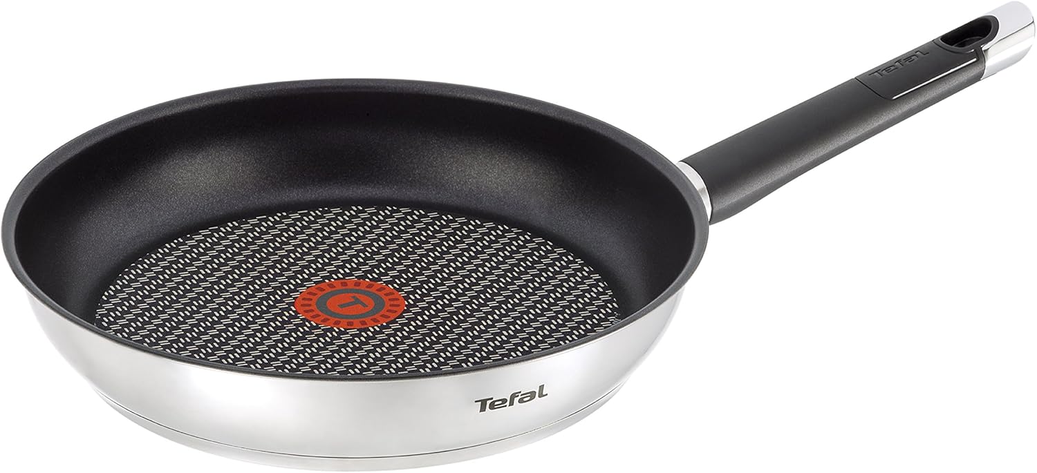 Tefal E8240514 Emotion Steel Frying Pan 26 cm Amazon.co.uk Kitchen & Home