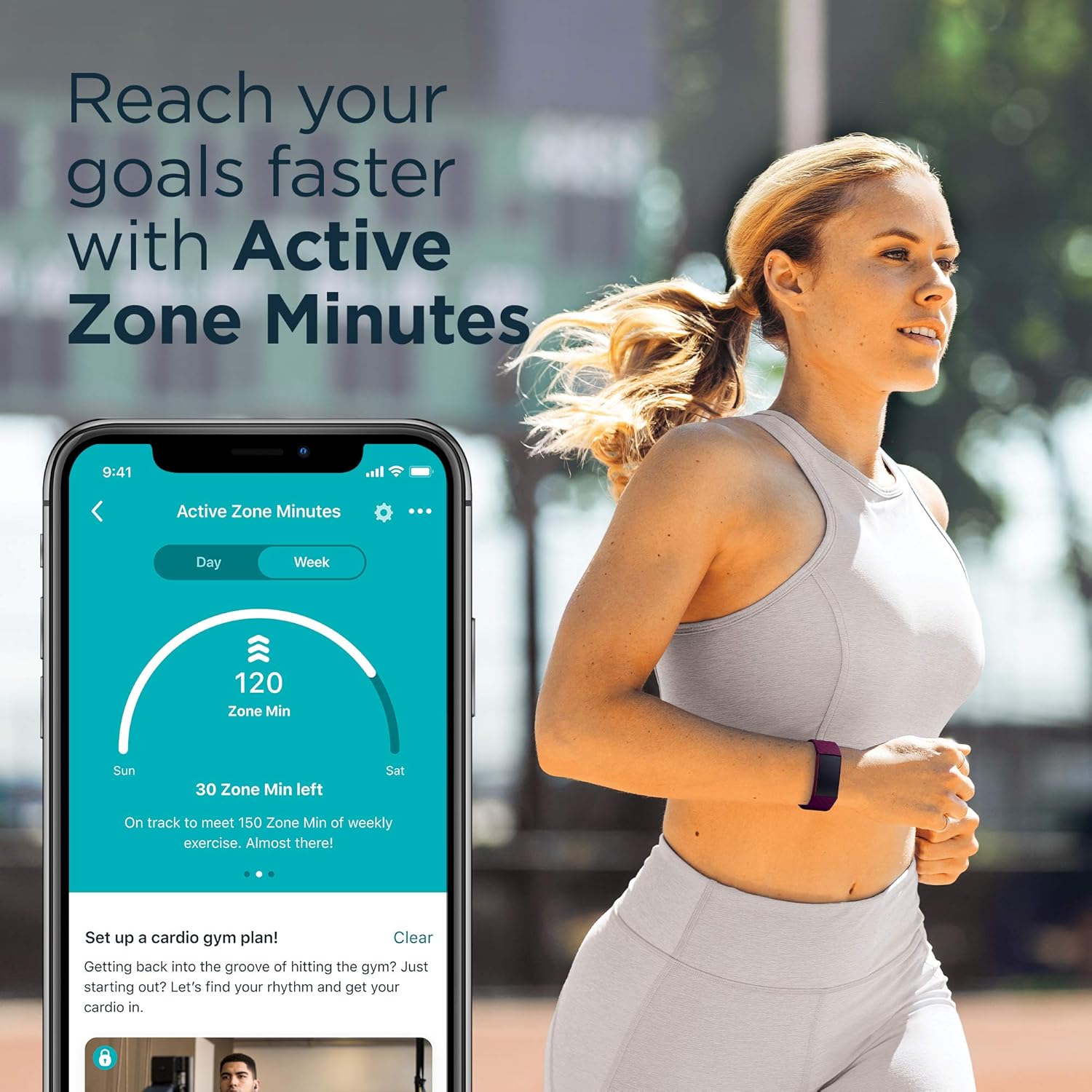 Fitbit Charge 4 Fitness and Activity Tracker with Built-in GPS, Heart Rate, Sleep & Swim Tracking, Black/Black, One Size (S &L Bands Included): Health & Personal Care