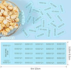 Kosiz 1000 Sheets 25 Bid Raffle Tickets - Chinese