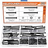 HELIFOUNER 200 Pieces M4 x 30mm /35mm /40mm /45mm