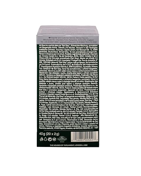 AHMAD TEA TEA EARL GREY, 20 CT