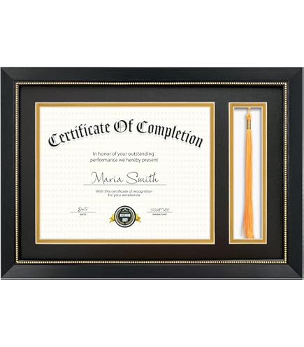 Amazon.com - GraduationMall 11x17 Cherry Wood Diploma Frame with