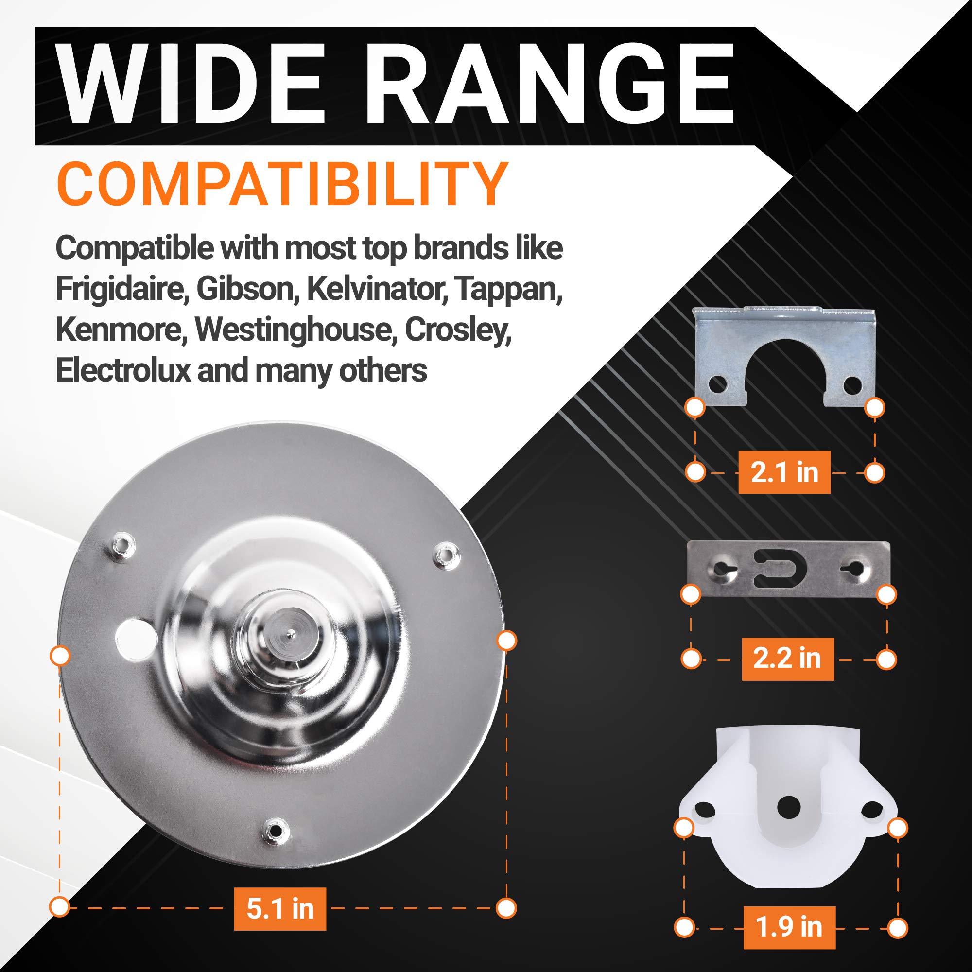 [Upgraded] BlueStars 5303281153 & 134503600 Dryer Rear Bearing - Compatible with Frigidaire & Kenmore Dryers - Replaces PS459829 AP2142648 131777700 PS1148434 134163400