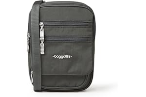 Baggallini RFID Journey Crossbody Bag for Women - Travel Bag Crossbody Phone Purse - Passport Holder & RFID Credit Card Slots