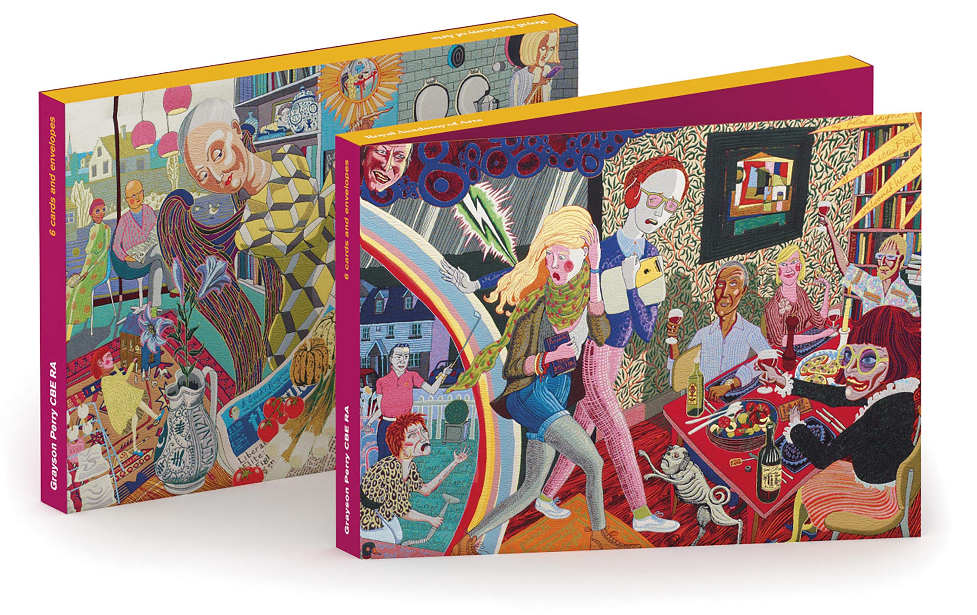 Royal Academy Grayson Perry Vanities Set of 6 Art Greeting Cards (17 x 12 cm)