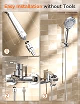 Magichome High Pressure Shower Head 5 Modes with 1.5m Hose view 7