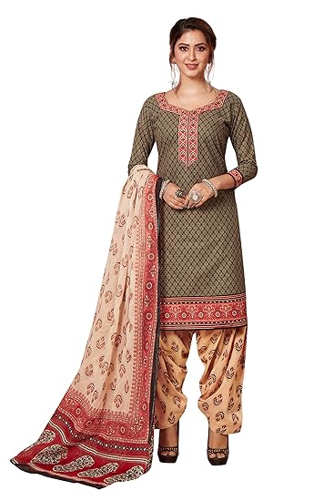 Womens Pure Cotton Printed Fully stitched Salwar Suit