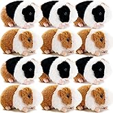 Litherr S 12 Pieces Cute Guinea Pig Stuffed Animal Bulk Guinea Pig Plush Toy Small Stuffed Doll with Chain for Boy Girl Party Favors Goodie Bag Fillers Carnival Prizes Birthday Gift, 4 Inch
