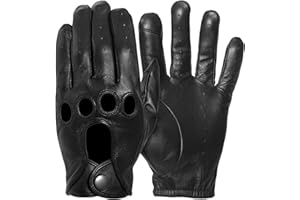 Momentum Men's Touchscreen Leather Driving Gloves by Pratt and Hart RS6768