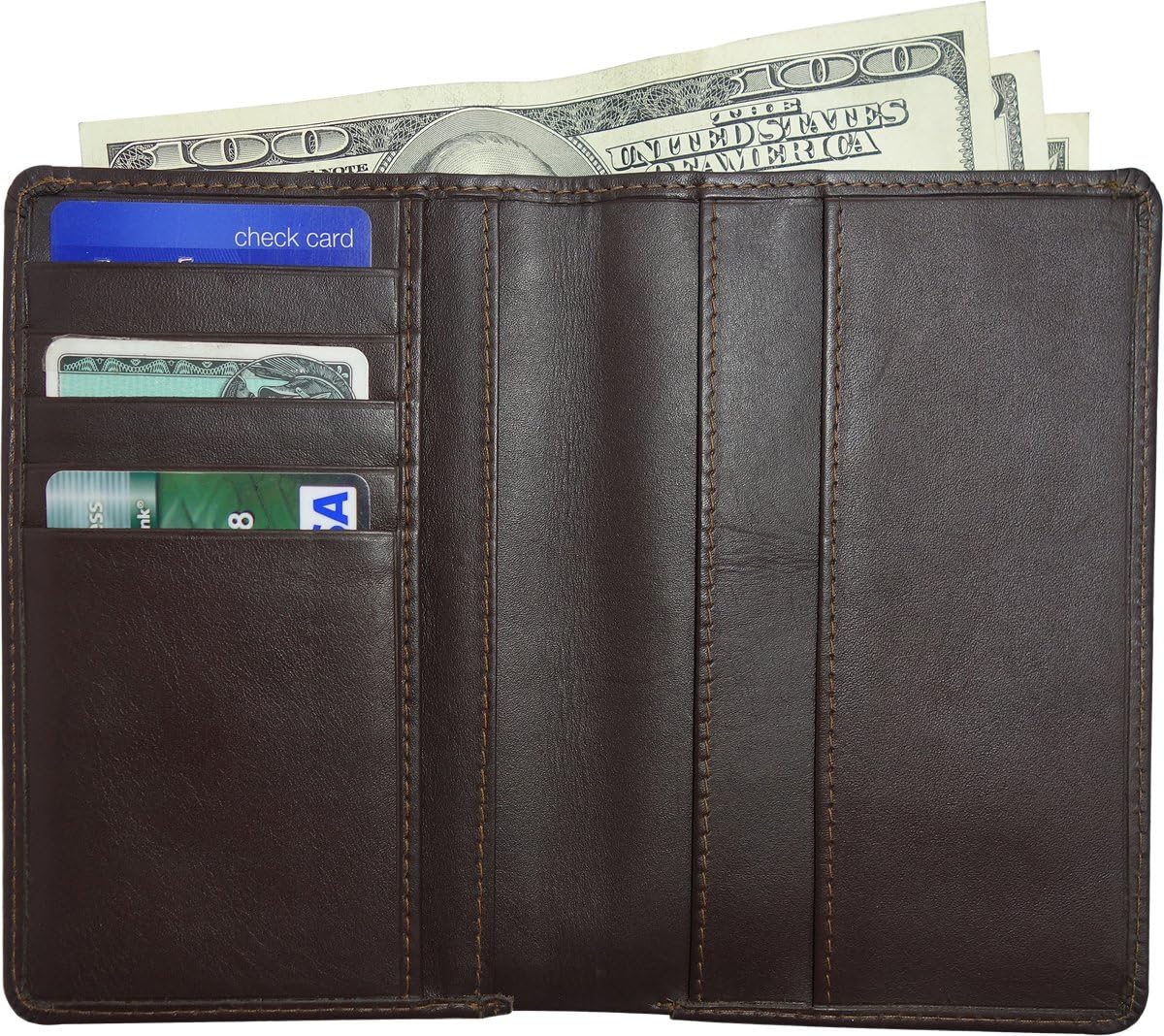 RFID Blocking Genuine Leather Passport Holder Cover Case Travel Wallet Document Organizer