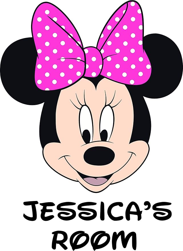 Minnie Mouse Personalized Name Custom Names Girl Wall Magic