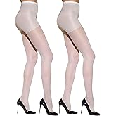 Silkies Women's Control Top Pantyhose with Run Resistant, Light Support Legs (2 Pair Pack)
