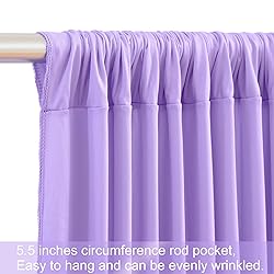 6 Panels Lavender Backdrop Curtains for Wedding