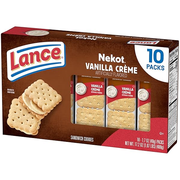 LANCE VANILLA FLAVORED CRÈME, 10 COUNT 1.7 OZ