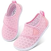 LeIsfIt Toddler Water Shoes Boys Girls Barefoot Aqua Socks Kids Breathable Quick-Dry Swim Shoes for Beach Pool Surf