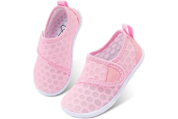 LeIsfIt Toddler Water Shoes Boys Girls Barefoot Aqua Socks Kids Breathable Quick-Dry Swim Shoes for Beach Pool Surf