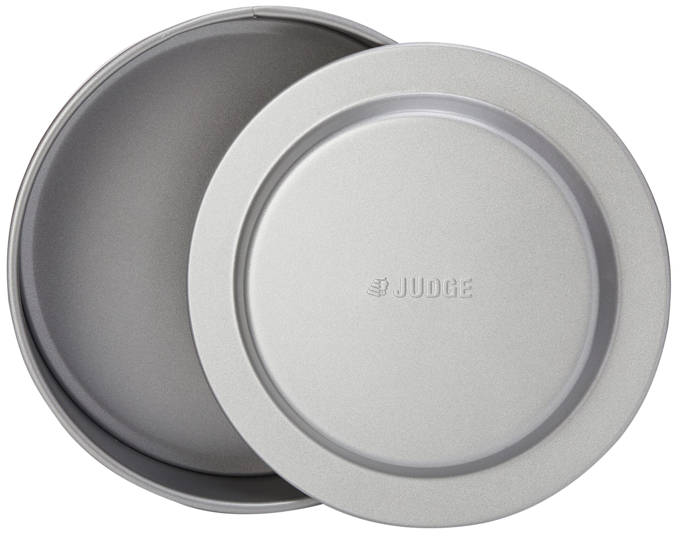 Judge Non-Stick Round 8" Flan Tin or Sandwich Tin with Loose Base, Dishwasher Safe, 20cm x 4 cm โ image 1