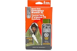 S.O.L. Survive Outdoors Longer 90 Percent Heat Reflective Heavy Duty Emergency Blanket