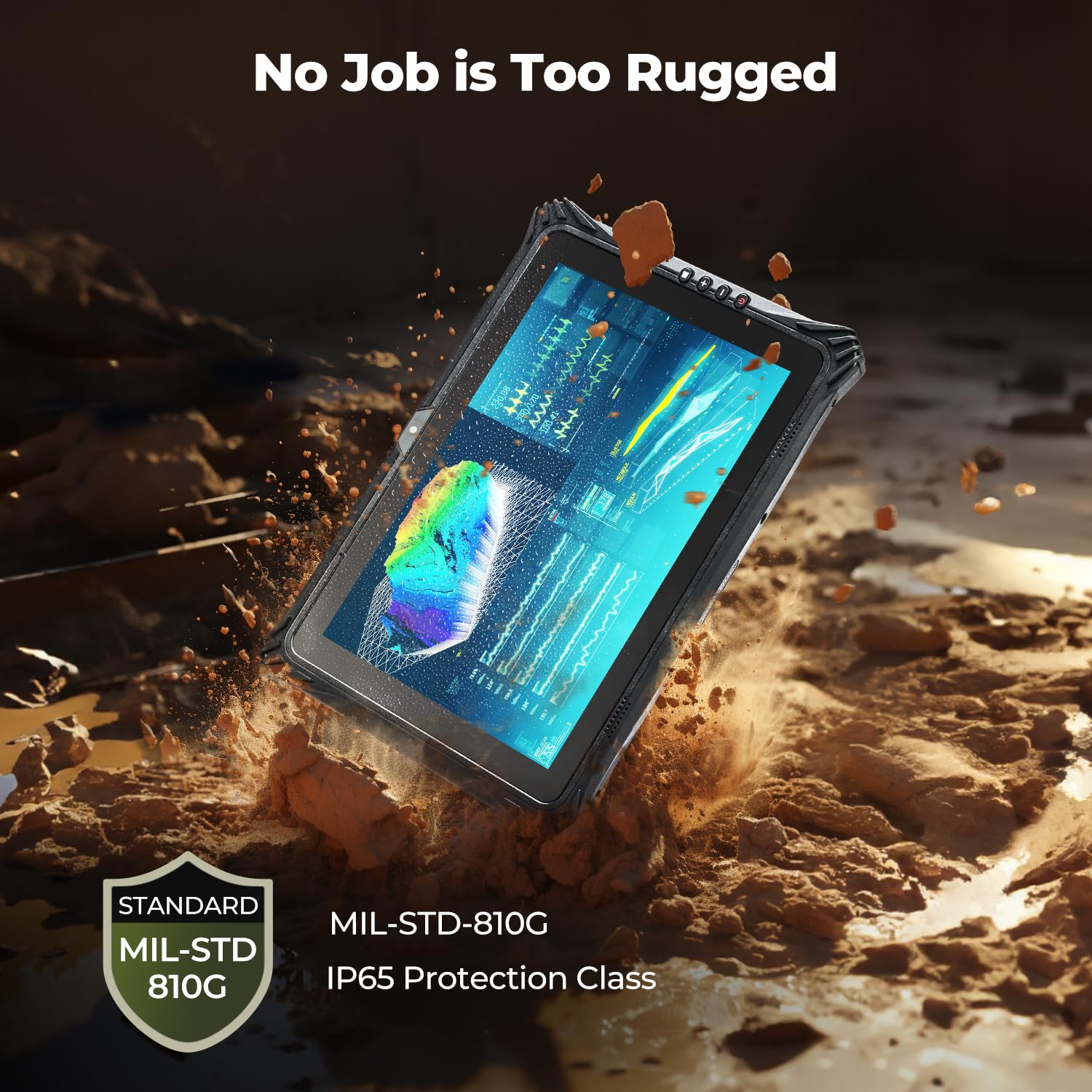MUNBYN Rugged Windows Tablet IRT09, 12.2