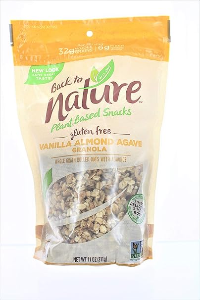Amazon Com Back To Nature Vanilla Almond Agave Granola 6x11 Oz