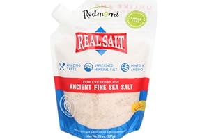 Redmond Real Salt - Ancient Fine Sea Salt, Unrefined Mineral Salt, 26 Ounce Pouch (3 Pack)