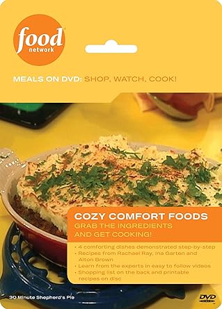 Amazon Com Food Network Meals On Dvd Shop Watch Cook Cozy