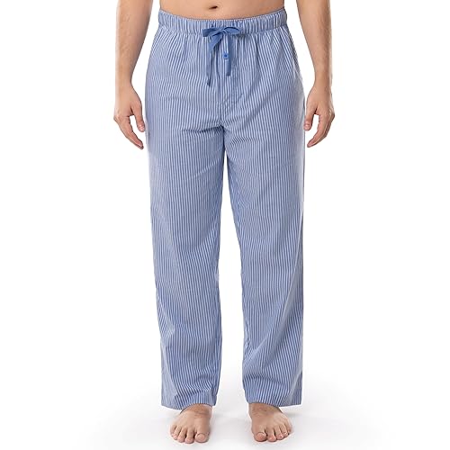 Fruit of the Loom mens Woven Sleep Pant Pajama Bottom, Blue Stripe, XX-Large US