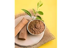 CRAFTVILLA Original Pure Sandalwood Sticks with Rubbing Board for Worship |Rubbing Stone Board/Pata (6-inches) with Natural Wild Sandalwood (2 Sticks) with Authorized Mark |Sandalwood/Chandan Wood.