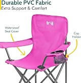 Trail Outdoor Leisure Eagle Kids Camping Chair Pink Lightweight Folding Chair view 5