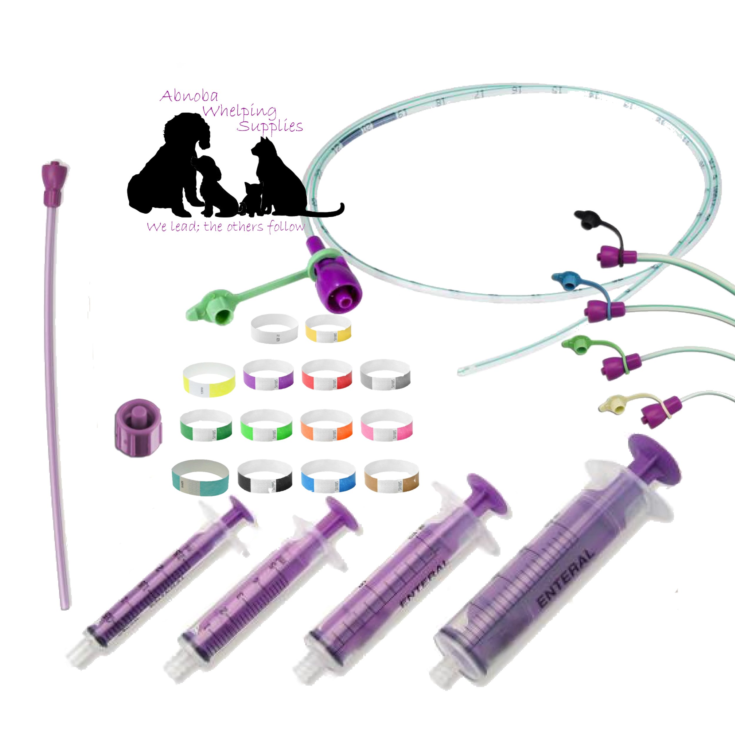 ABNOBA PET STORE Sterile Tube Feeding Kit 4 French (1.33mm) Kitten Toy