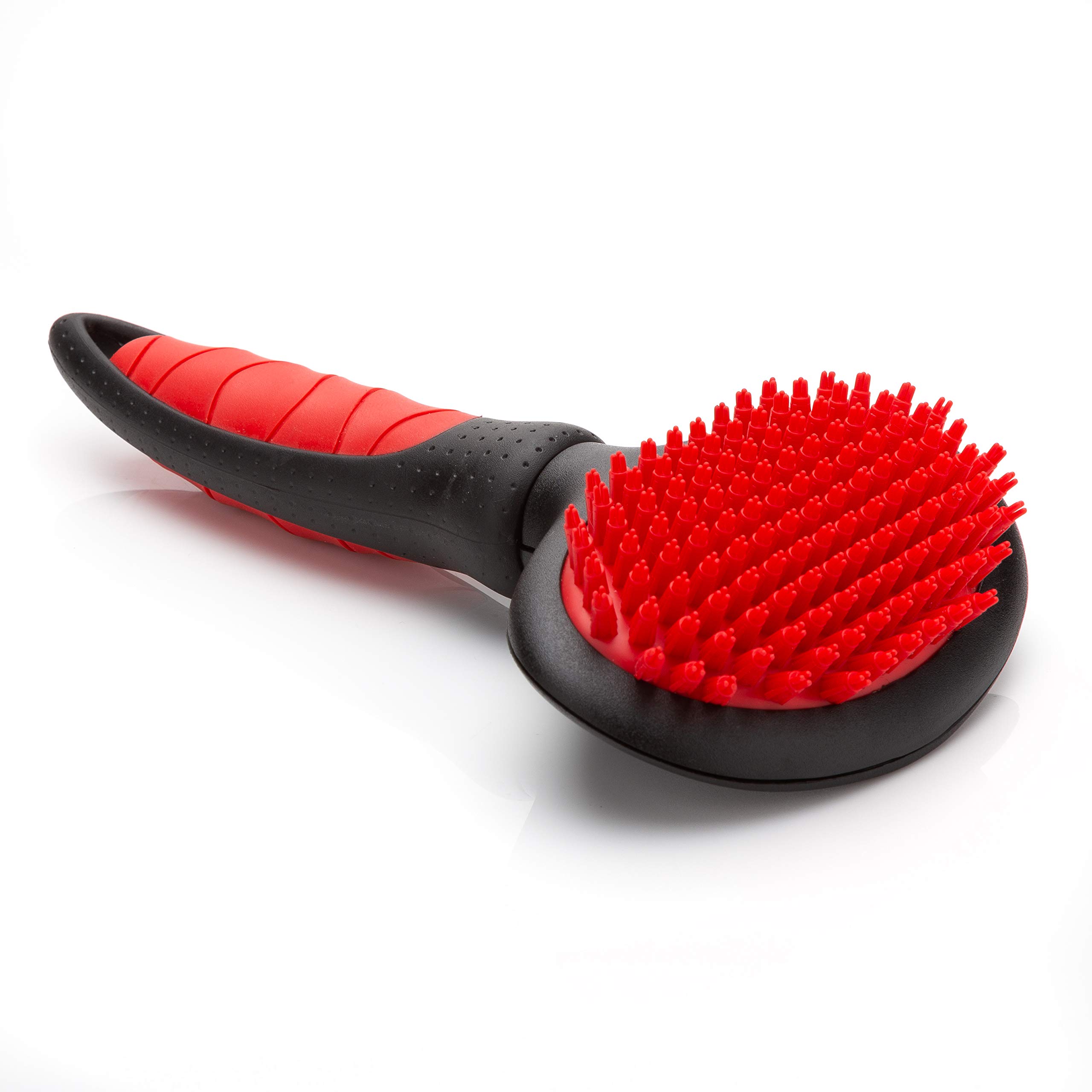 Mikki Dog, Puppy, Cat Grooming Massage Slicker Brush - Gentle, Relaxing Grooming - Large,Black