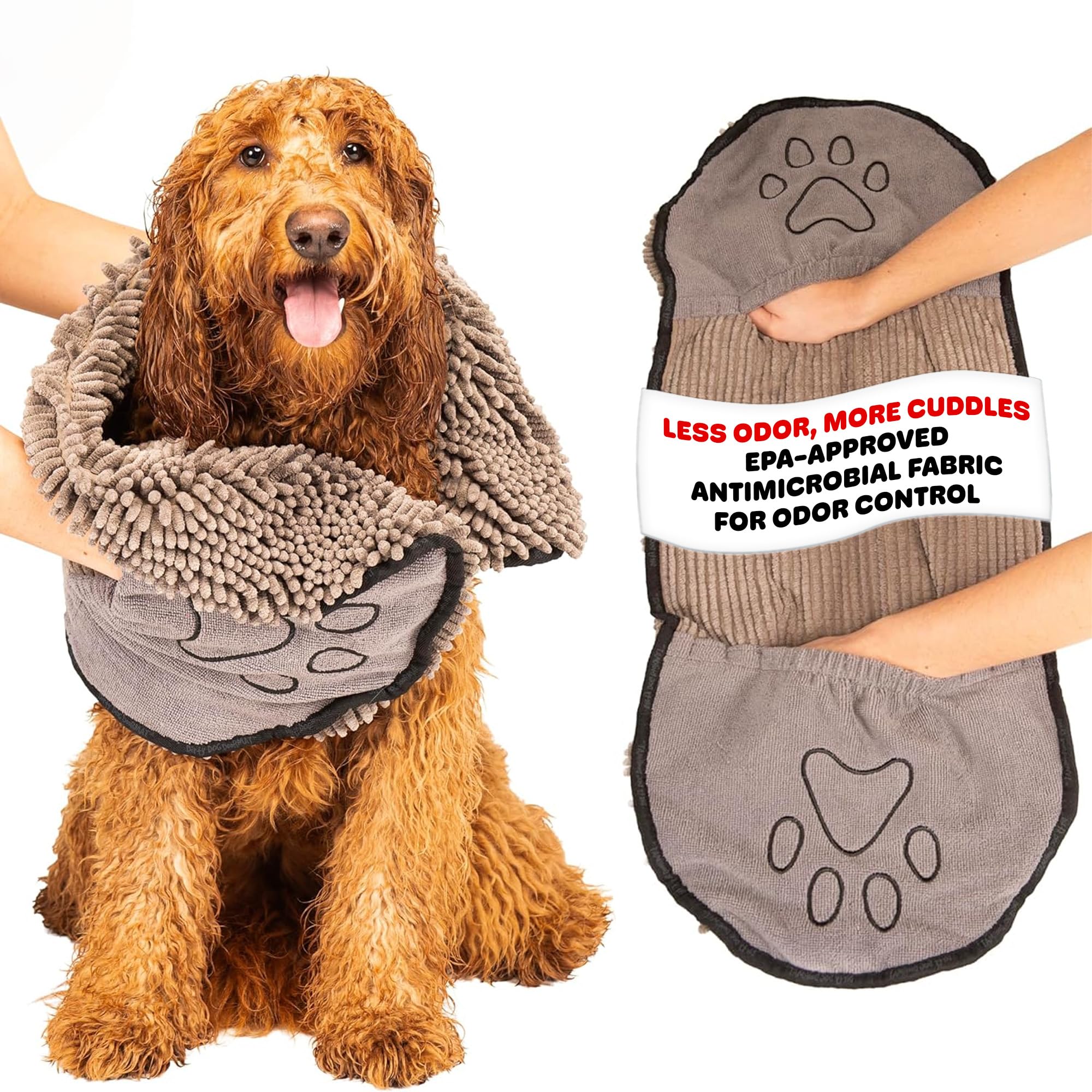DGS - Dirty Dog Shammy Towel, Grey