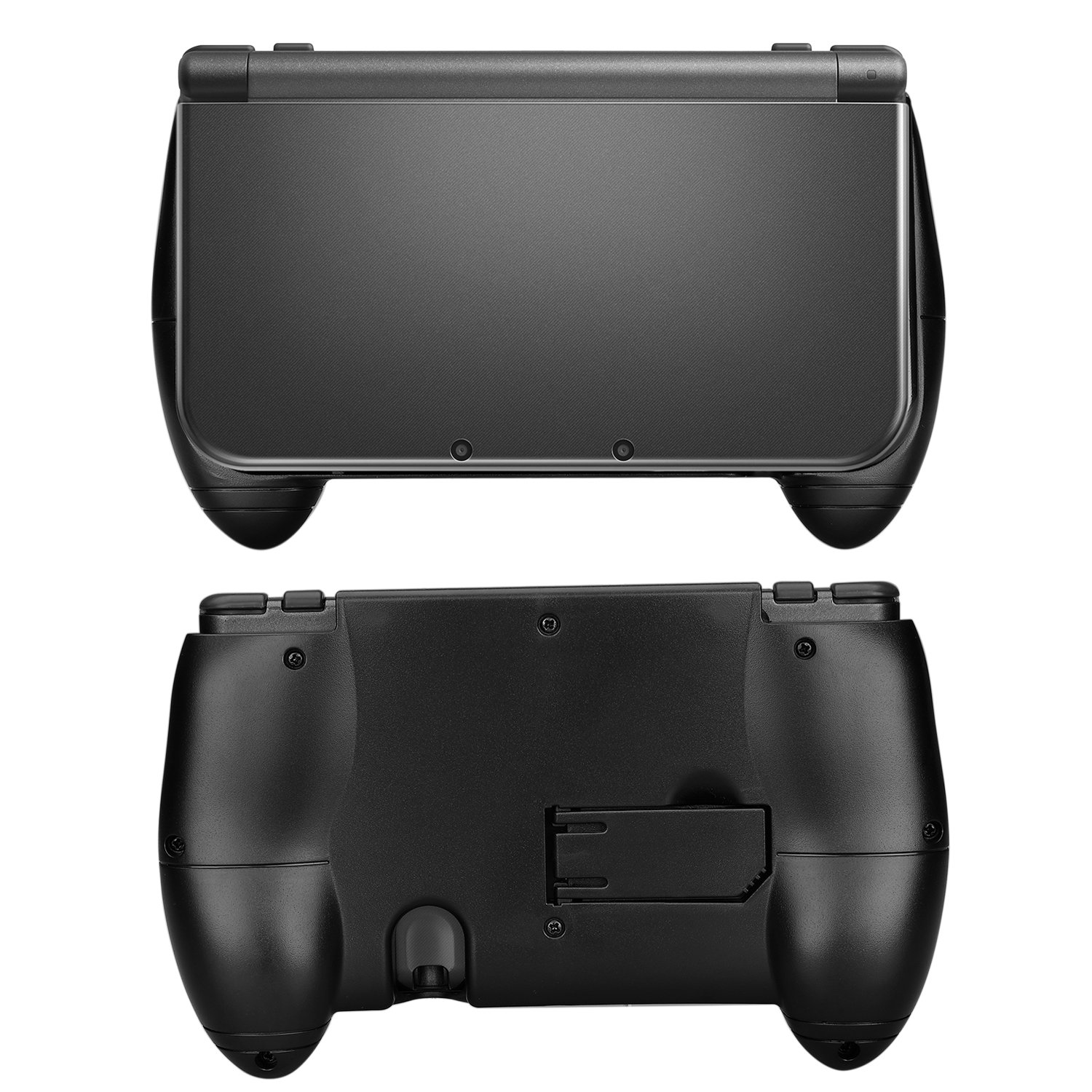 TNP New Nintendo 3DS XL Hand Grip - Protective Cover Controller Case | Ergonomic Comfort | Anti Slip Handle | with Kick-Stand | for 3DS XL LL 2015 Model