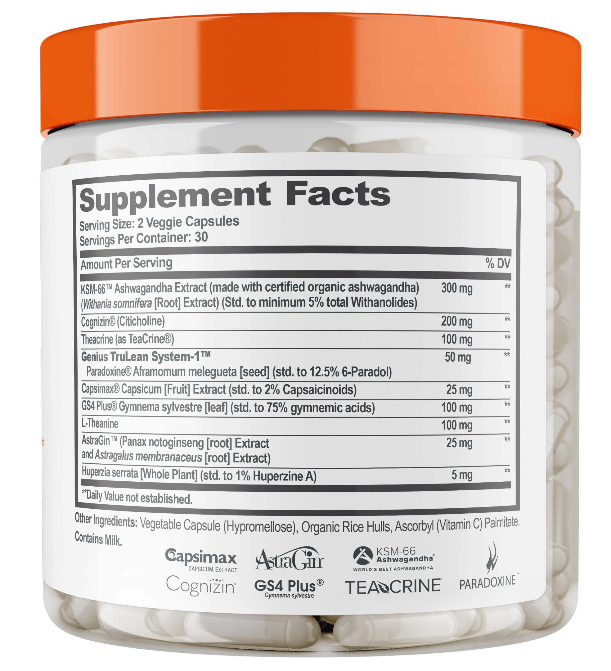 Genius Fat Burner Thermogenic Weight Loss & Nootropic Focus