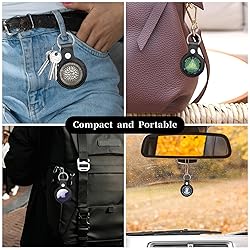 Coin Holder Keychain Leather Coin Display Storage