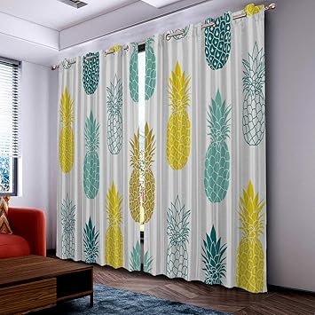 Amazon Com Simigree Fresh Blue And Yellow Pineapple Blackout