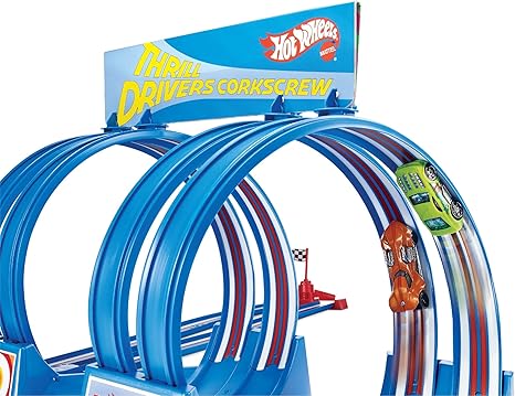 hot wheels thrill drivers corkscrew assembly
