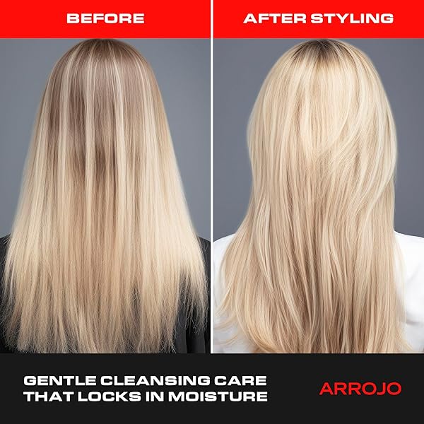 ARROJO RENEW COWASH, 8OZ – SULFATE & PARABEN FREE CLEANSING CONDITIONER FOR COLOR TREATED HAIR – VEGAN, NON-FOAMING CLEANSER WITH AVOCADO & BABASSU OILS FOR CURLY & DRY HAIR