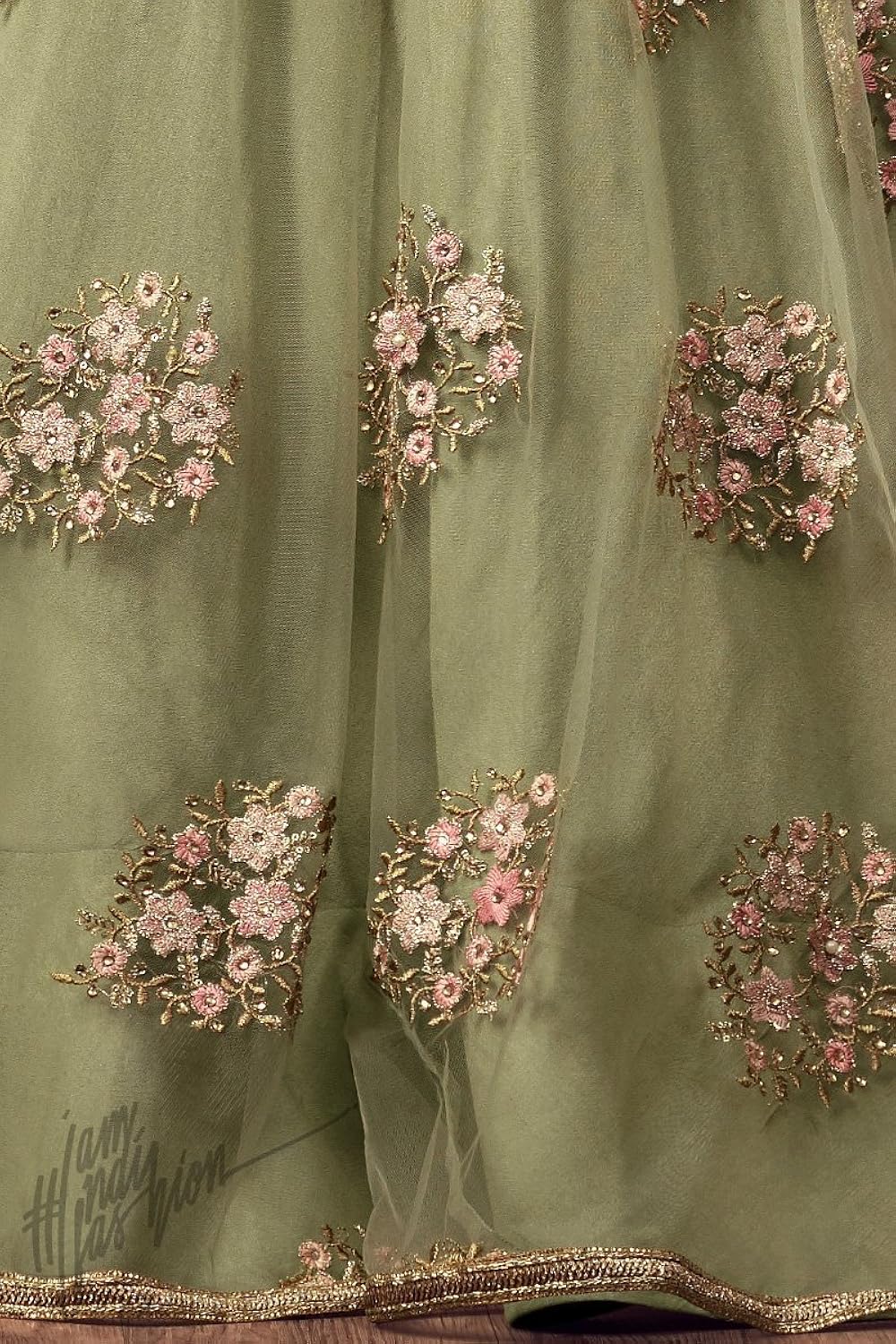 amiira women's net anarkali gown