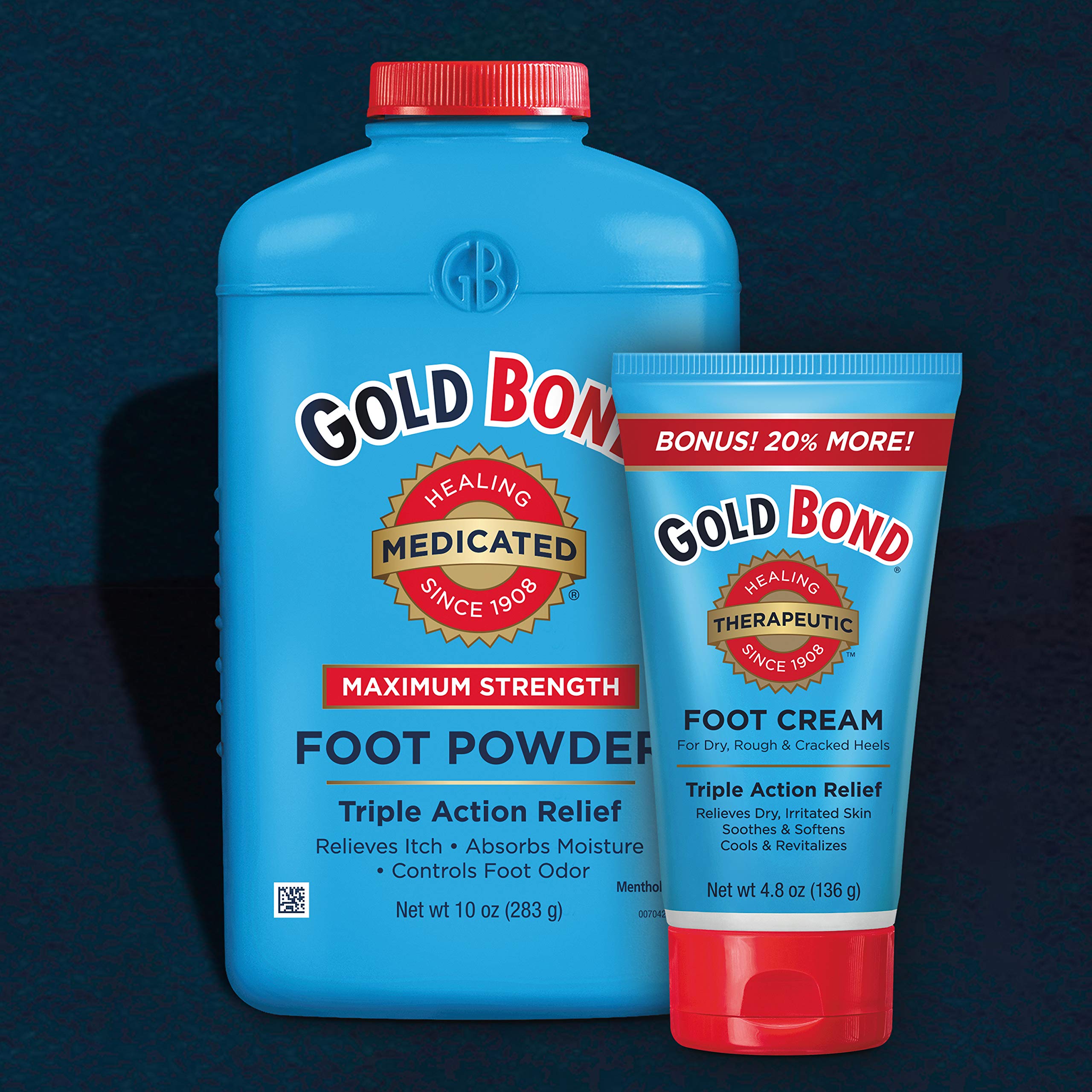 Gold Bond Medicated Foot Powder 10 oz., Maximum Strength Odor Control ...