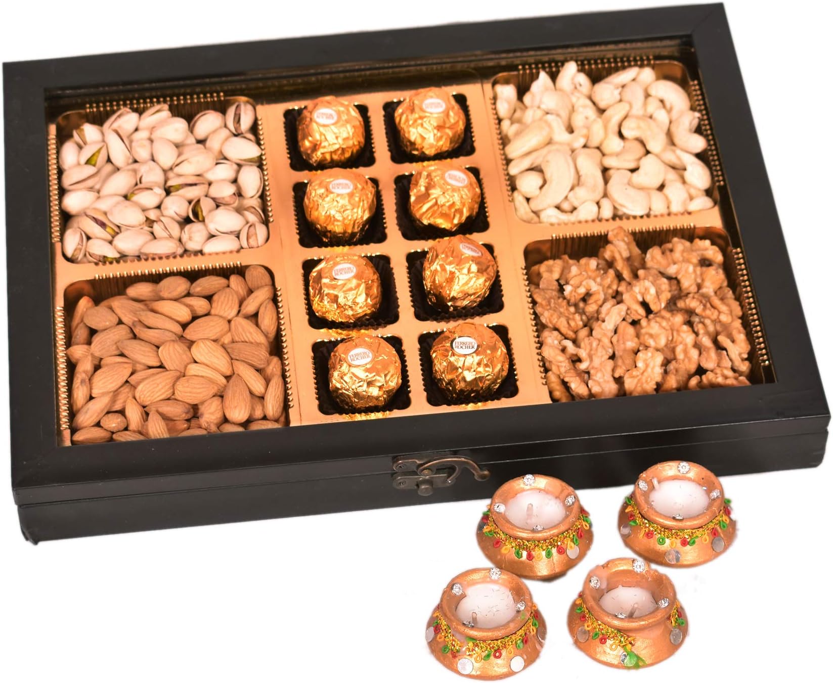 Food Library The Magic of Nature Diwali Exclusive Dry Fruits Gift Hamper (Dry Fruits with Chocolate)