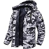 QPNGRP Mens Waterproof Ski Snowboard Jacket Winter Windproof Snow Coat