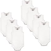 Luvable Friends Unisex Baby Cotton Sleeveless Bodysuits