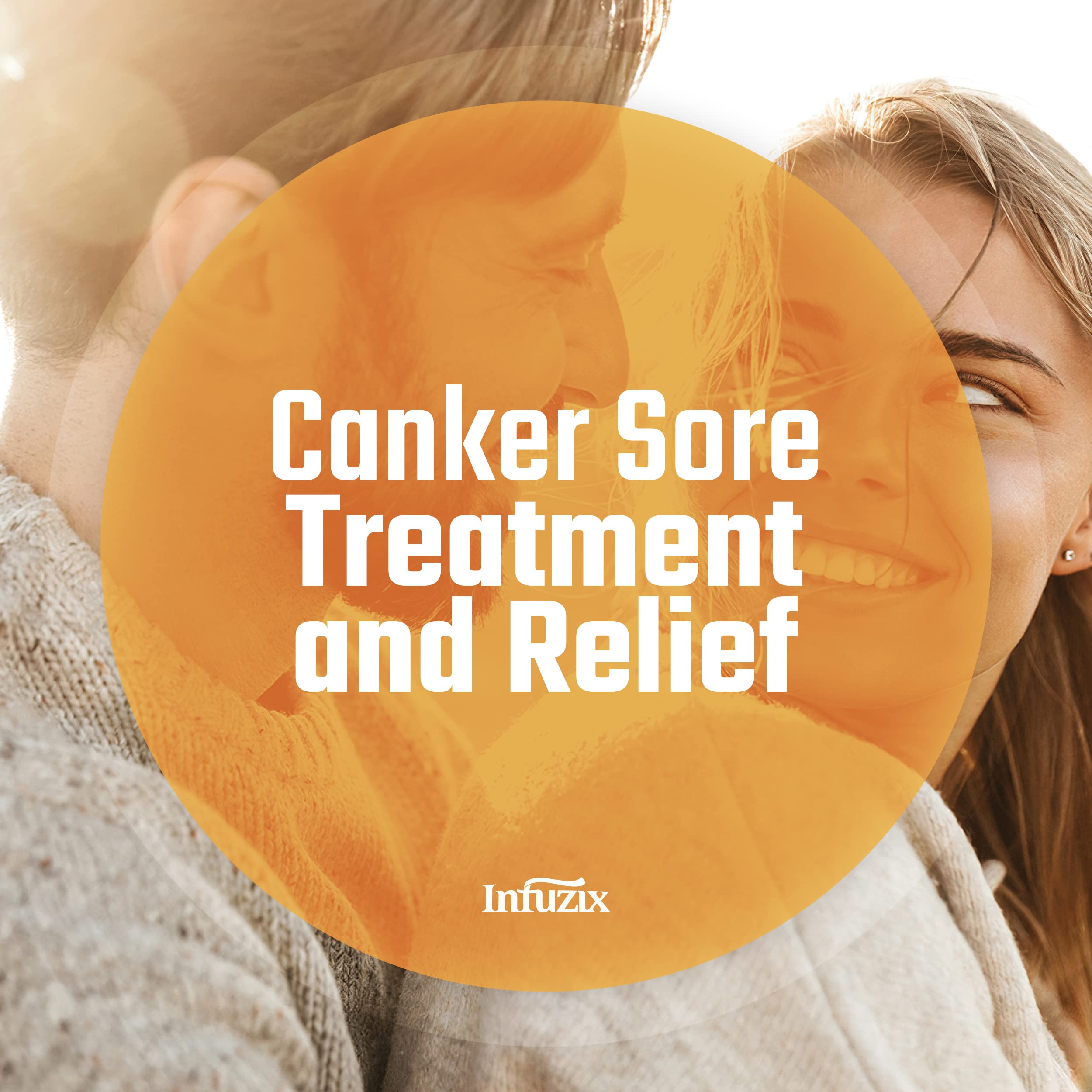Infuzix Canker Sore Supplement Prenox D7 is The Ultimate Treatment for Relief from Mouth Sores and Mouth Ulcers On Your Gums, Between Teeth, on Your Tongue, and Inside Your Cheeks.