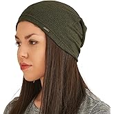 CHARM Mens Light Weight Summer Beanie - Womens Breathable Slouchy Baggy Knit Hat